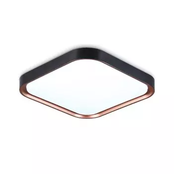 Светильник светодиодный потолочный Ambrella light, Air, FZ1265, LED, 18 Вт, 1350Lum, 5000К, цвет чёрный, розовое золото