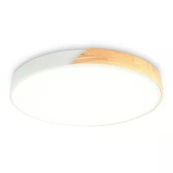 Светильник светодиодный потолочный Ambrella light, Design, FZ1300, LED, 36 Вт, 2700Lum, 5000К, цвет белый, светлое дерево