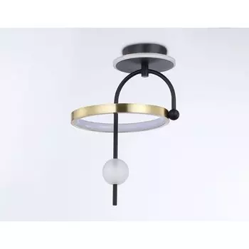 Светильник светодиодный потолочный Ambrella light, LineTech, FL66424, LED, 15 Вт, 1125Lum, 3000-6400К, цвет чёрный, золото