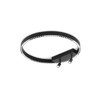 Светильник светодиодный потолочный с дополнительной подсветкой Ambrella light, LineTech, FL5808, LED, 40 Вт, 2800Lum, 3000-6400К, цвет чёрный