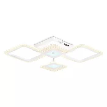 Светильник светодиодный потолочный с пультом Ambrella light, Original, FA4281, 4хLED, 56 Вт, 4200Lum, 3000-6400К, цвет белый