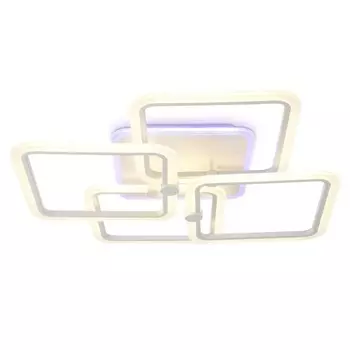 Светильник светодиодный потолочный с пультом Ambrella light, Original, FA537, 4хLED, 148 Вт, 11100Lum, 3000-6400К, цвет белый