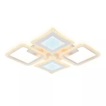 Светильник светодиодный потолочный с пультом Ambrella light, Original, FA430, 4хLED, 112 Вт, 8400Lum, 3000-6400К, цвет белый