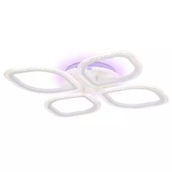 Светильник светодиодный потолочный с пультом Ambrella light, Original, FA4501, 4хLED, 75 Вт, 5625Lum, 3000-6400К, цвет белый