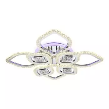 Светильник светодиодный потолочный с пультом Ambrella light, Ice, FA283, 8хLED, 118 Вт, 8850Lum, 3000-6400К, цвет хром