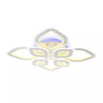 Светильник светодиодный потолочный с пультом Ambrella light, Original, FA8844, 8хLED, 190 Вт, 14250Lum, 3000-6400К, цвет белый