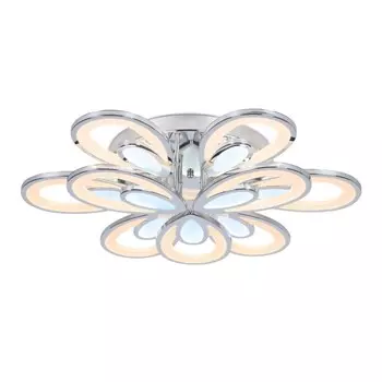 Светильник светодиодный потолочный с пультом Ambrella light, Original, FA471, 9хLED, 198 Вт, 14850Lum, 3000-6400К, цвет хром