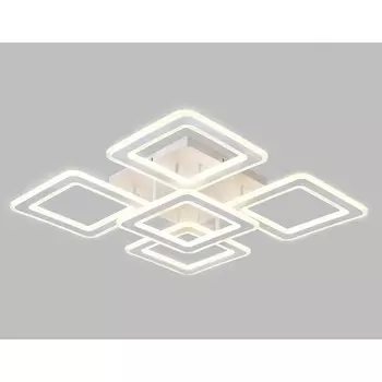Светильник светодиодный потолочный с пультом Ambrella light, Original, FA866, 6хLED, 162 Вт, 15750Lum, 3000-6400К, цвет белый