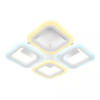 Светильник светодиодный потолочный с пультом Ambrella light, Original, FA4371, 4хLED, 45 Вт, 3825Lum, 3000-6400К, цвет белый
