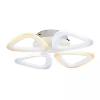 Светильник светодиодный потолочный с пультом Ambrella light, Original, FA4482, 4хLED, 45 Вт, 3825Lum, 3000-6400К, цвет белый