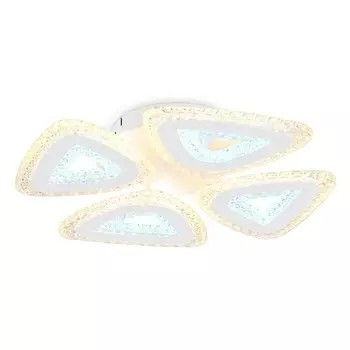 Светильник светодиодный потолочный с пультом Ambrella light, Original, FA4019, 4хLED, 82 Вт, 6150Lum, 3000-6400К, цвет белый