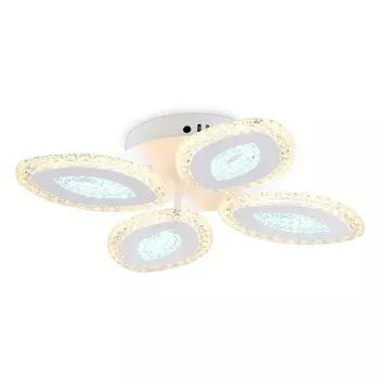 Светильник светодиодный потолочный с пультом Ambrella light, Original, FA4012, 4хLED, 60 Вт, 4500Lum, 3000-6400К, цвет белый