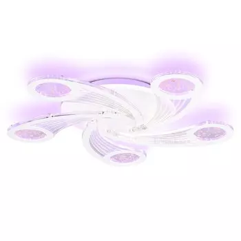 Светильник светодиодный потолочный с пультом Ambrella light, Original, FA4476, 5хLED, 98 Вт, 7350Lum, 3000-6400К, цвет белый