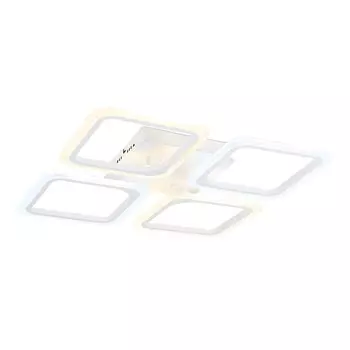 Светильник светодиодный потолочный с пультом Ambrella light, Original, FA4375, 4хLED, 73 Вт, 6205Lum, 3000-6400К, цвет белый