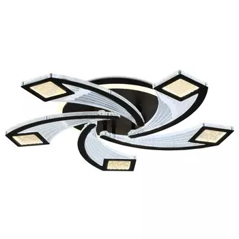 Светильник светодиодный потолочный с пультом Ambrella light, Original, FA4478, 5хLED, 90 Вт, 6750Lum, 3000-6400К, цвет чёрный