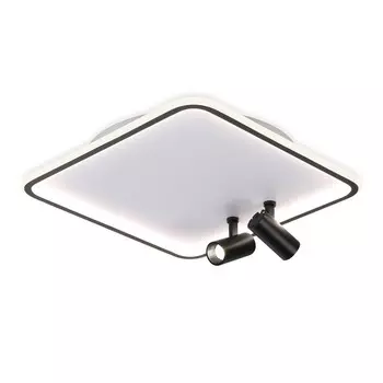 Светильник светодиодный потолочный с пультом управления Ambrella light, LineTech, FL5115, LED, 97 Вт, 7275Lum, 3000-6400К, цвет белый, чёрный