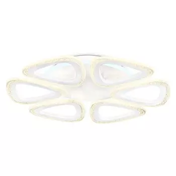 Светильник светодиодный потолочный с пультом Ambrella light, Original, FA4518, 6хLED, 80 Вт, 6000Lum, 3000-6400К, цвет белый