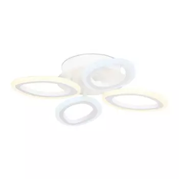 Светильник светодиодный потолочный с пультом Ambrella light, Original, FA4485, 4хLED, 34 Вт, 2890Lum, 3000-6400К, цвет белый
