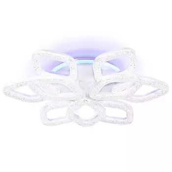 Светильник светодиодный потолочный с RGB подсветкой и пультом Ambrella light, Original, FA3929, 9хLED, 180 Вт, 13500Lum, 3000-6400К, цвет белый