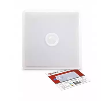 Светильник светодиодный СПБ-2Д-КВАДРАТ 14Вт 230В 4000К 1100Лм 190 мм, с настраиваемым датчиком 946