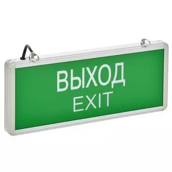 Светильник светодиодный ССА 1001 IEK LSSA0 "ВЫХОД-EXIT", 3 Вт, 40 Лм, аккумулятор на 1.5 ч