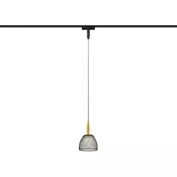 Светильник светодиодный трековый для шинопровода Magnetic Ultra Slim Ambrella Track System GV1656, 9Вт, Led, цвет чёрный, золото