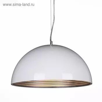 Светильник подвесной St Luce. SL279.503.01. Tappo. 1х60 Вт, E27, 40х40х20 см, цвет белый