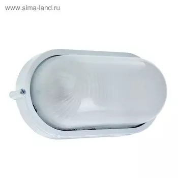 Светильник TDM НПБ1401, Е27, 60 Вт, IP54, овальный, белый