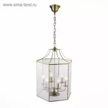Светильник TERSO 6x40Вт Е14 бронза 40x40x98см
