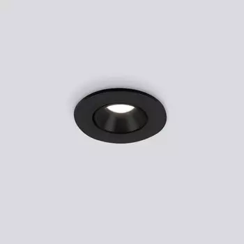 Светильник точечный светодиодный встраиваемый Elektrostandard, Kary, 40х40х29 мм, 3Вт, LED, 240Лм, 4200К, цвет чёрный
