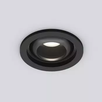 Светильник точечный светодиодный встраиваемый Elektrostandard, Luss, 55х55х43 мм, 5Вт, LED, 400Лм, 4200К, цвет чёрный