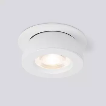 Светильник точечный светодиодный встраиваемый Elektrostandard, Pruno, 90х90х55 мм, 8Вт, LED, 771Лм, 4200К, цвет белый