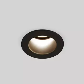 Светильник точечный светодиодный встраиваемый Elektrostandard, Teka, 55х55х65 мм, 7Вт, LED, 560Лм, 4200К, цвет чёрный