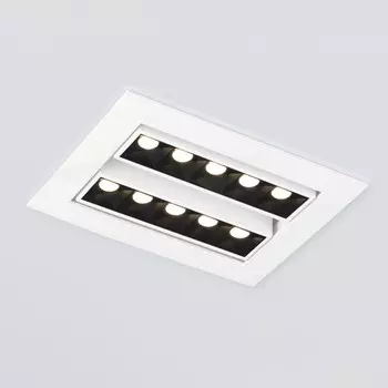 Светильник точечный светодиодный встраиваемый Elektrostandard, Tekki, 186х148х80 мм, 20Вт, LED, 1300Лм, 4200К, цвет белый