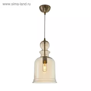 Светильник подвесной Maytoni P002PL-01BZ, 1хE27, 60Вт, 22,3х22,3х163,4 см, цвет бронза