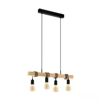 Светильник TOWNSHEND, 4x60Вт E27, цвет коричневый, чёрный