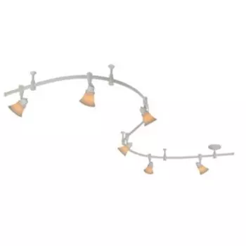 Светильник трек CL560260 «Трек Модерн» 6x60W E14 белый 12x300x26 см