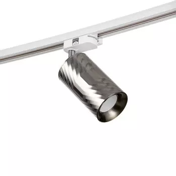 Светильник трековый Simple "Алисер" GU10 220В серебро 7,5х7,5х20 см