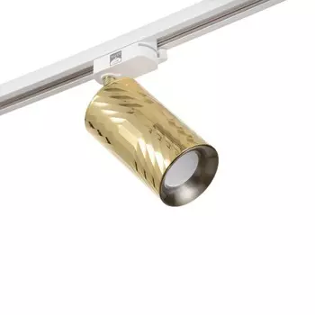 Светильник трековый Simple "Алисер" GU10 220В золото 7,5х7,5х20 см