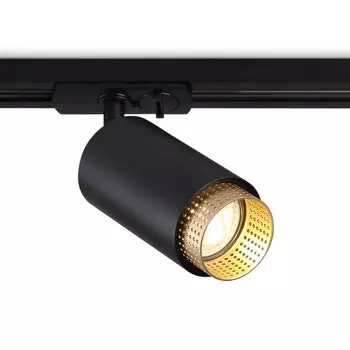 Светильник трековый Ambrella Track System GL5162, GU10, цвет чёрный, золото