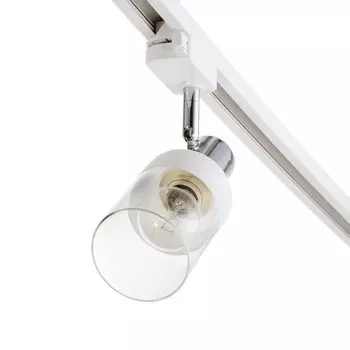 Светильник трековый Simple "Анабель" Е14 40Вт белый 16х8х18см