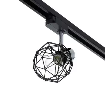 Светильник трековый Simple "Арпи" Е14 40Вт черный 15х12х18см