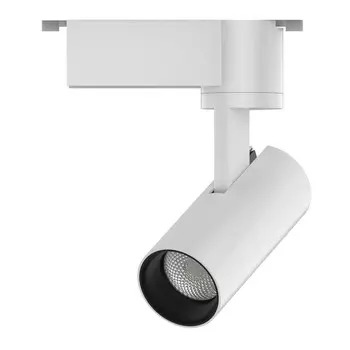 Светильник трековый Gauss цилиндр, 1x6Вт LED, 4000K, 600лм, цвет белый