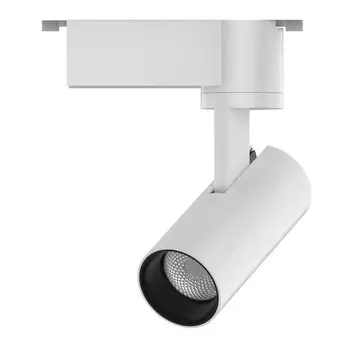 Светильник трековый Gauss цилиндр, 1x8Вт LED, 4000K, 750лм, цвет белый