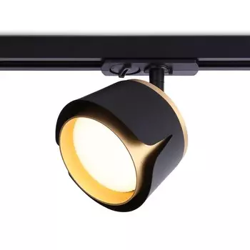 Светильник трековый однофазный Ambrella Track System GL5344, GX53, цвет чёрный, золото
