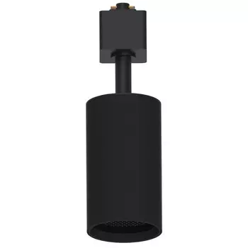Светильник трековый однофазный на шинопровод Feron AL198, IP40, GU10, 15 Вт, 55х55х105 мм, цвет чёрный