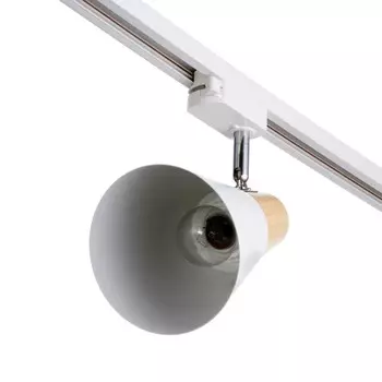 Светильник трековый Simple "Паулина" Е27 40Вт белый 16х12х18см