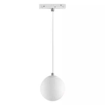 Светильник трековый SHINO 1-Ф, 10Вт LED, 4000К, 800лм, цвет белый/белый матовый шар