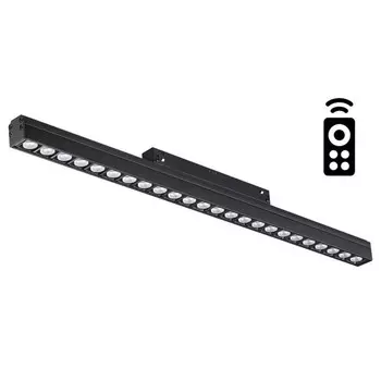 Светильник трековый SHINO 1-Ф, 24Вт LED, 3000-6500К, 1920лм, цвет чёрный