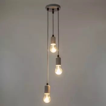 Светильник "Трио" Е27 60Вт белый 12х12х20-100см